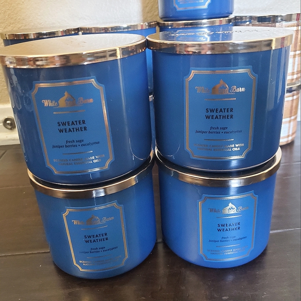 Bath and Body Works Sweater Weather Candles